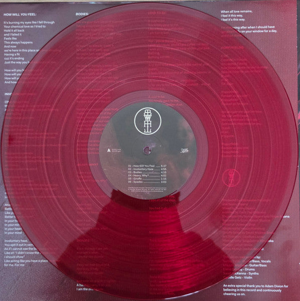 Blackwater Holylight - Not Here Not Gone - New LP Record 2026 Suicide Squeeze Transparent Red Vinyl - Hard Rock / Psychedelic / Doom - Shuga Records