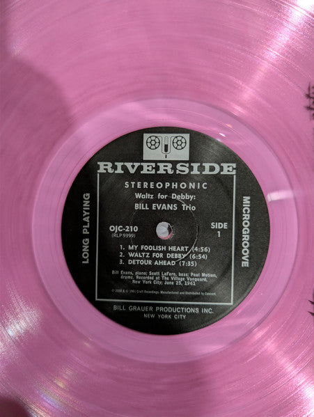 Bill Evans Trio - Waltz For Debby (1962) - New LP Record 2026 Riverside Craft Barnes & Noble Exclusive Transparent Pink Vinyl - Jazz / Post Bop / Modal - Shuga Records