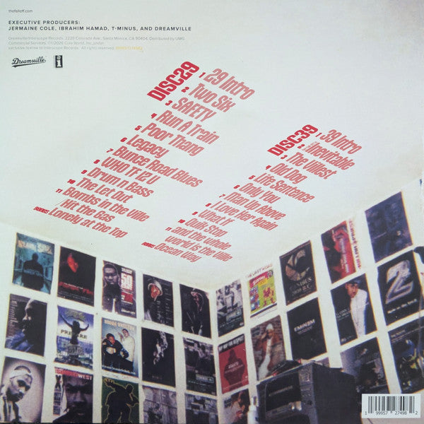 J. Cole - The Fall-Off - New 4 LP Record 2026 Dreamville Interscope Stereo Stealth Edt. Red Vinyl - Hip Hop - Shuga Records
