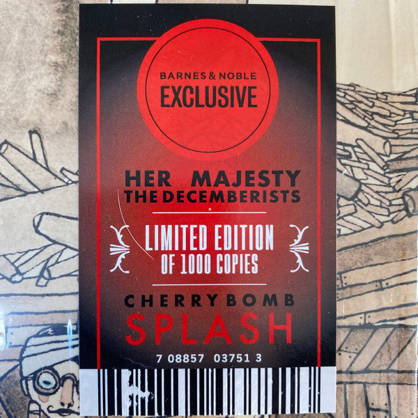 The Decemberists - Her Majesty (2003) - New LP Record 2026 Kill Rock Stars Barnes and Noble Exclusive ‘Cherry Bomb Splash Vinyl - Indie Rock / Folk Rock - Shuga Records