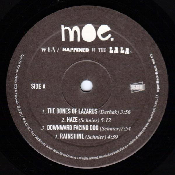 Moe. - What Happened To The La Las - Mint- LP Record 2012 Sugar Hill USA Original RARE Vinyl - Stoner Rock / Psychedelic Rock / Prog Rock - Shuga Records