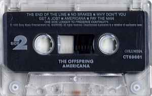 The Offspring - Americana - New Cassette 1998 Columbia USA Original Tape - Alternative Rock / Punk - Shuga Records