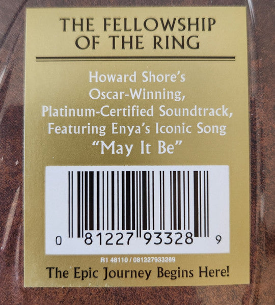 Howard Shore - Lord Of The Rings: The Fellowship Of The Ring (Original Motion Picture 2002) - MInt- 2 LP Record 2025 WaterTower Black Vinyl - 2000s Soundtrack