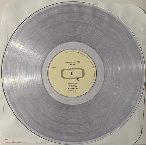 Brent Faiyaz - Icon - New LP Record 2026 UnitedMasters / ISO Supremacy Clear 180 gram Vinyl - R&B / Soul - Shuga Records