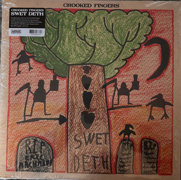 Crooked Fingers - Swet Deth - Mint- LP Record 2026 Merge USA Black Vinyl - Indie Rock - Shuga Records