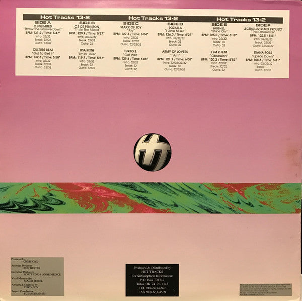 Various - Hot Tracks Series 13 Issue 2 - Mint- 3 LP Record 1994 USA Promo Vinyl & Inserts - Hi NRG / Disco / House - Shuga Records