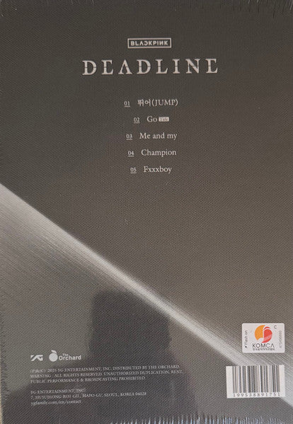 BLACKPINK - Deadline (Rosé Silver Version) - New CD Book 206 YG South Korea w/ Photo film ticket, Poster & 3x Cards  - K-pop