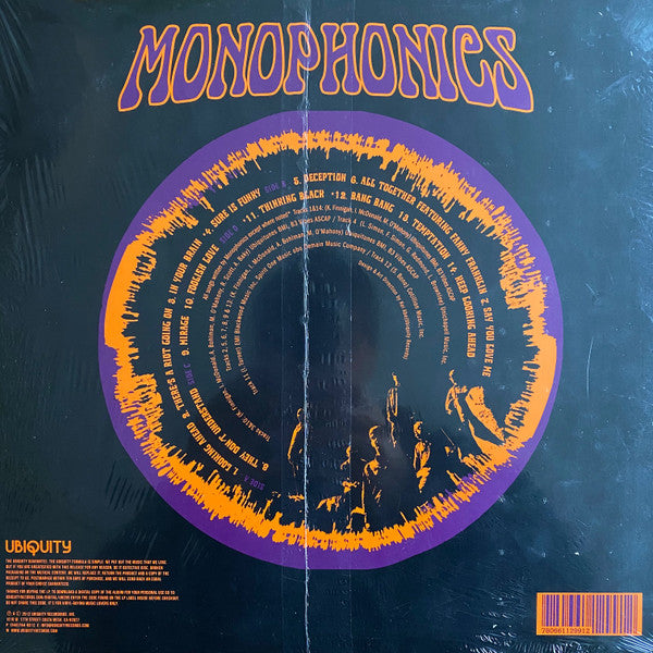 Monophonics - In Your Brain - New (opened to verify color and press) 2 LP Record 2012 Ubiquity USA Vinyl, Insert & Download - Soul / Funk / Psychedelic - Shuga Records