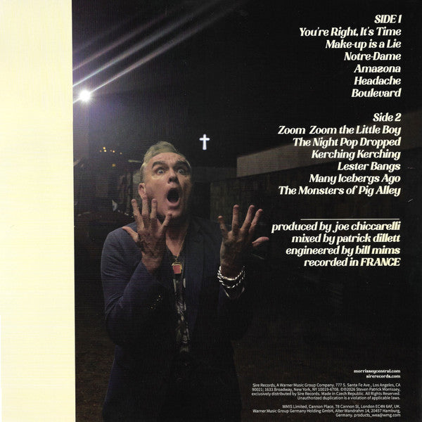 Morrissey - Make-Up Is A Lie - New LP Record 2026 Sire Zoetrope Picture Disc Vinyl - Indie Rock / Pop Rock