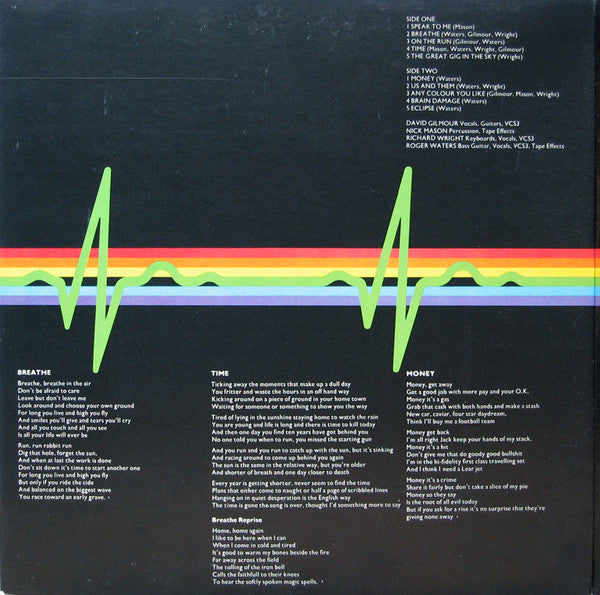 Pink Floyd - Dark Side of the Moon - VG+ LP Record 1973 Harvest USA Original Vinyl & 2 Posters - Psychedelic Rock / Prog Rock - Shuga Records