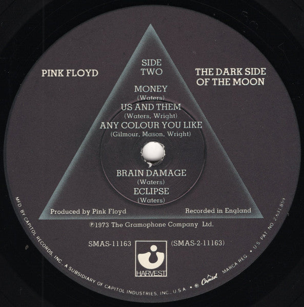 Pink Floyd - The Dark Side of the Moon - VG+ LP Record 1973 Harvest USA 1st Issue Vinyl with "INTERPAK" & One Poster - Psychedelic Rock / Prog Rock - Shuga Records