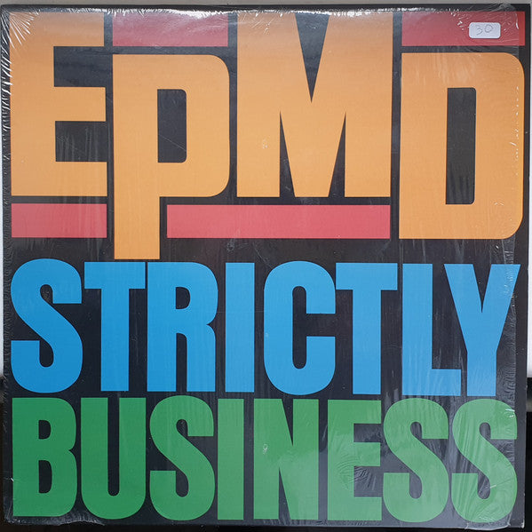 EPMD - Strictly Business (1988) - VG+ LP Record 1990s Unofficial USA Vinyl - Hip Hop