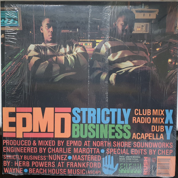 EPMD - Strictly Business (1988) - VG+ LP Record 1990s Unofficial