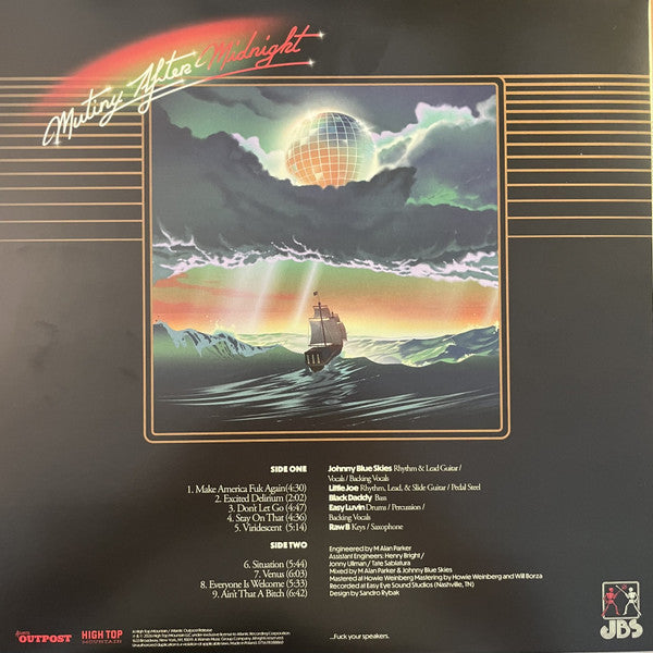 Johnny Blue Skies - Mutiny After Midnight - Mint- LP Record 2026 High Top Mountain Red Vinyl & Insert - Country / Disco / Sturgill Simpson - Shuga Records
