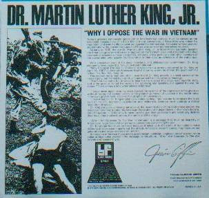 Dr. Martin Luther King, Jr. – Why I Oppose The War In Vietnam - VG LP Record 1970 Black Forum USA Original Vinyl - Speech / Political / Spoken Word - Shuga Records