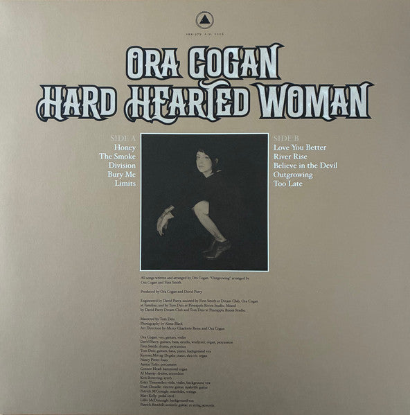 Ora Cogan - Hard Hearted Woman - Mint- LP Record 2026 Sacred Bones Cloudy Clear Vinyl & Insert - Folk Rock / Psychedelic Rock / Shoegaze