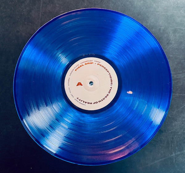 Pixel Grip - Percepticide: The Death Of Reality - New LP Record 2026 Self-Released Blue Vinyl - Electronic / Darkwave / Trip-Hop - Shuga Records