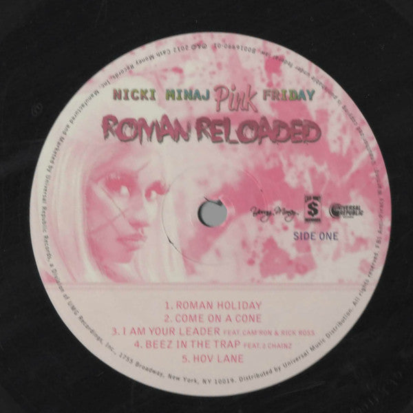 Nicki Minaj - Pink Friday: Roman Reloaded - Mint- 2 LP Record 2012 Cash Money Original Press USA Vinyl - Hip Hop / Pop Rap - Shuga Records