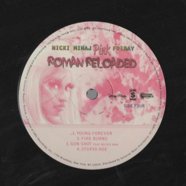 Nicki Minaj - Pink Friday: Roman Reloaded - Mint- 2 LP Record 2012 Cash Money Original Press USA Vinyl - Hip Hop / Pop Rap - Shuga Records
