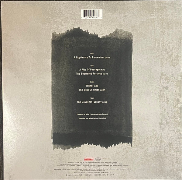 Dream Theater - Black Clouds & Silver Linings (2009) - New 2 LP Record 2026 Roadrunner Clear Vinyl - Progressive Metal