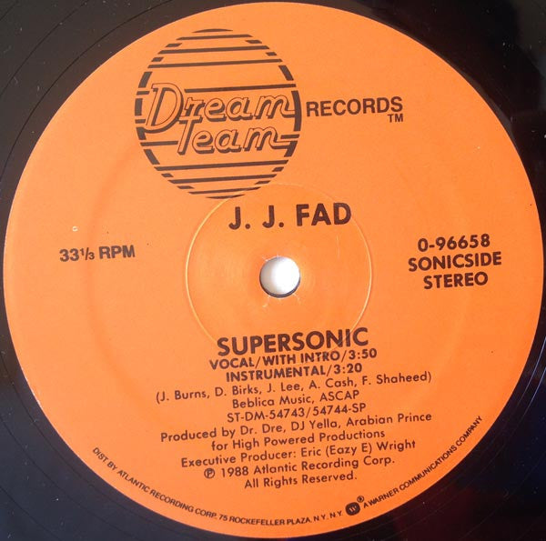 J.J. Fad - Way Out - VG+ 12" Single 1988 Ruthless USA Vinyl - Electro / Hip Hop / Synth-Pop - Shuga Records