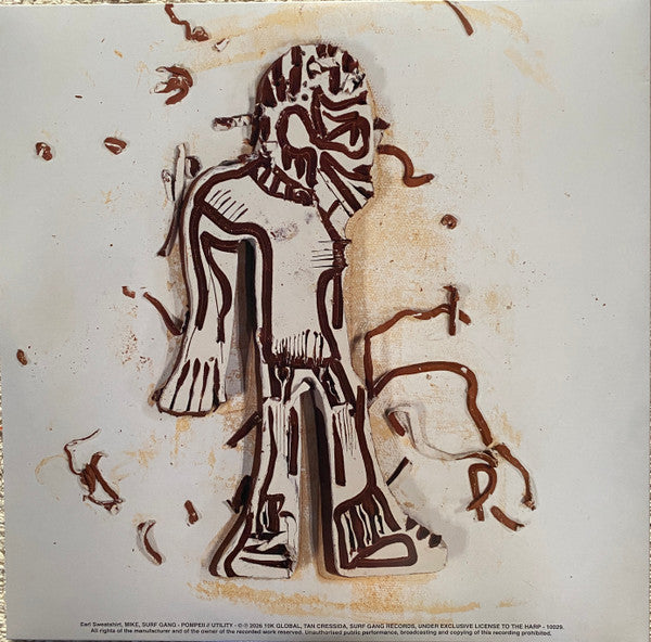 Mike, Surf Gang, Earl Sweatshirt - Pompeii/Utility - Mint- 2 LP Record 2026 Tan Cressida 10K Pompeii Edition Tiger Stripe Vinyl - Hip Hop / Trap / Cloud Rap - Shuga Records