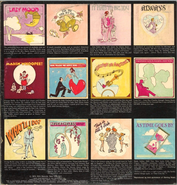 Harry Nilsson - A Little Touch Of Schmilsson In The Night - VG+ LP Record 1973 RCA Australia Original Vinyl - Pop Rock / Soft Rock - Shuga Records