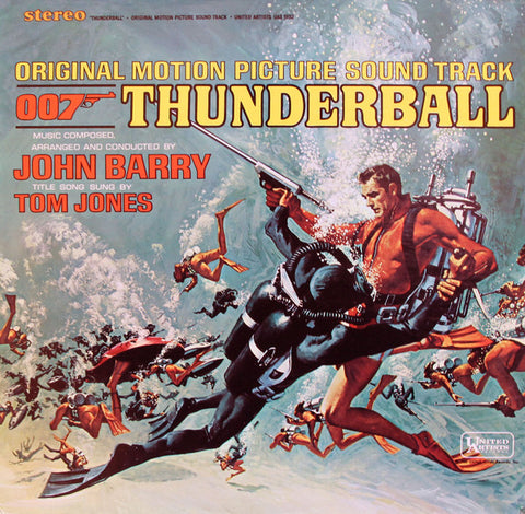 John Barry – Thunderball (Original Motion Picture) - VG+ LP Record 1965 United Artists USA Vinyl - Soundtrack