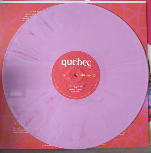 Ween - Quebec (2003) - New 2 LP Record 2026 Rhino Records Recycled Red & Magenta Vinyl - Rock / Alternative Rock - Shuga Records