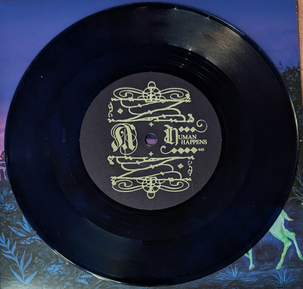 Magdalena Bay - Human Happens / Paint Me A Picture - New 7" Single Record 2026 Mom + Pop Dark Blue Marble Translucent Vinyl - Indie Pop / Synth Pop / Art Rock - Shuga Records