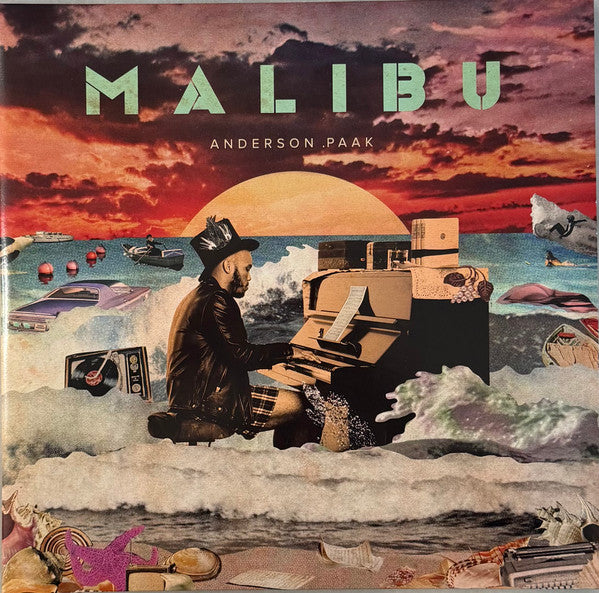 Anderson .Paak - Malibu (2016) - New 2 LP Record 2026 OBE / Apeshit Empire Sea Floor Vinyl - Neo Soul / Funk / Psychedelic / Hip Hop - Shuga Records