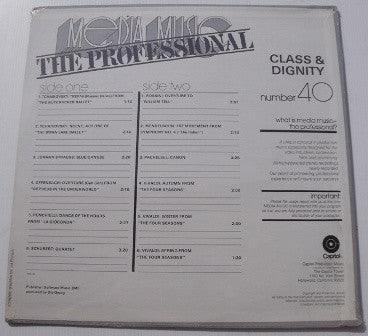Ole Georg – Number 40 - Class & Dignity - VG+ LP Record 1984 Media Music The Professional USA Vinyl - Production Music / Samples / Beats - Shuga Records