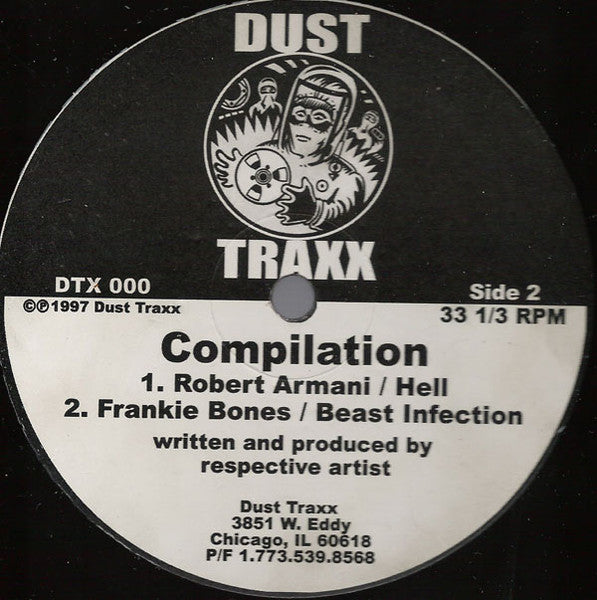 Paul Johnson - Frankie Bones - Robert Armani - James Christian - Dust Traxx Compilation - New 12" Single Record 1997 Dust Traxx USA - Chicago House - Shuga Records