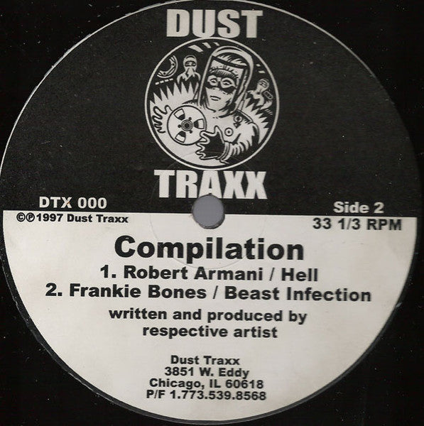 Various (Paul Johnson/Robert Armani/Frankie Bones/James Christian) - Dust Traxx Compilation - New 12" EP Record 1997 Dust Traxx USA Vinyl - Chicago House / Techno - Shuga Records