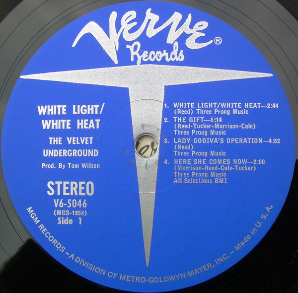 The Velvet Underground - White Light/White Heat - VG+ LP Record 1968 Verve USA Original East Coast Pressing Vinyl - Psychedelic Rock / Avantgarde / Art Rock - Shuga Records