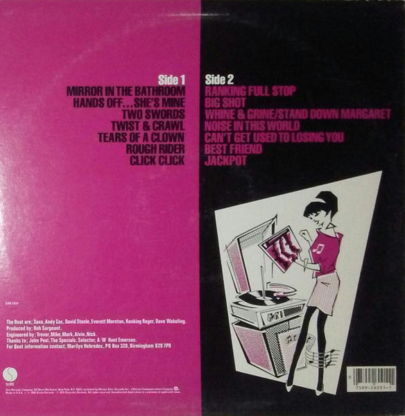 The English Beat – I Just Can't Stop It - VG+ LP Record 1980 Sire USA Vinyl - Rock / Ska - Shuga Records