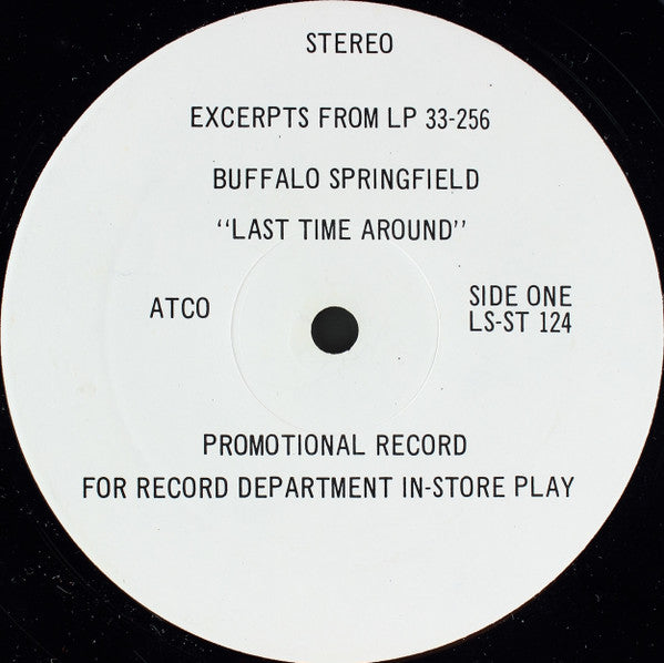 Buffalo Springfield / King Curtis - Promotional LP For Record Department-In-Store-Play - VG+ LP Record 1968 Atlantic USA Promo Vinyl - Soul / R&B / Rock - Shuga Records