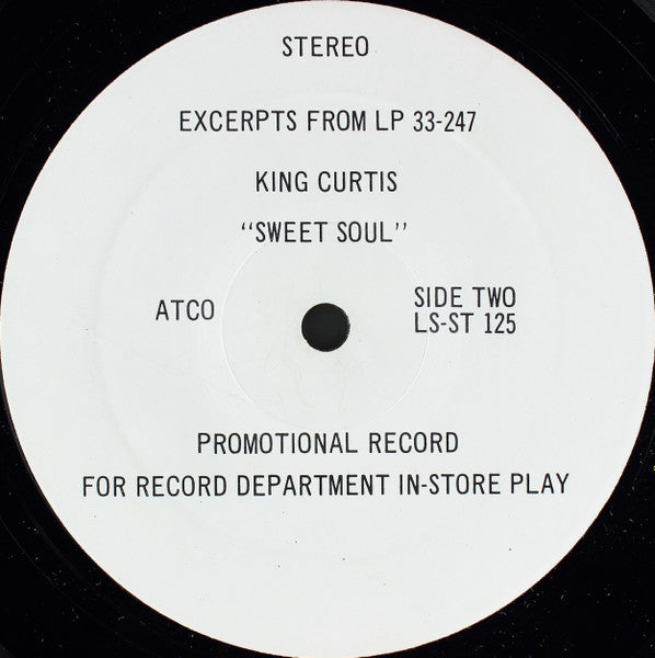 Buffalo Springfield / King Curtis - Promotional LP For Record Department-In-Store-Play - VG+ LP Record 1968 Atlantic USA Promo Vinyl - Soul / R&B / Rock - Shuga Records