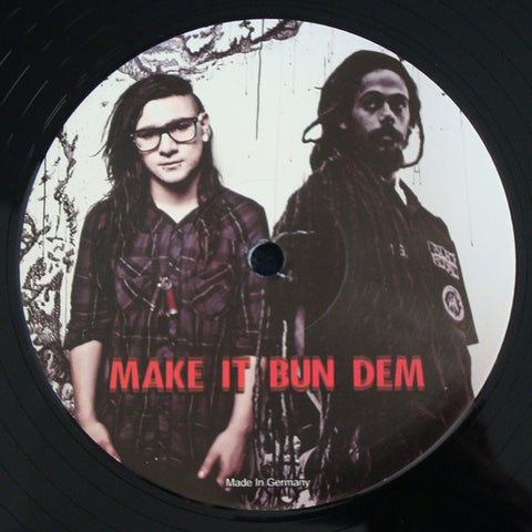 Skrillex & Damian "Jr. Gong" Marley – Make It Bun Dem  - New 12" Single Record UK Transparent Red Vinyl - Reggae / Dubstep