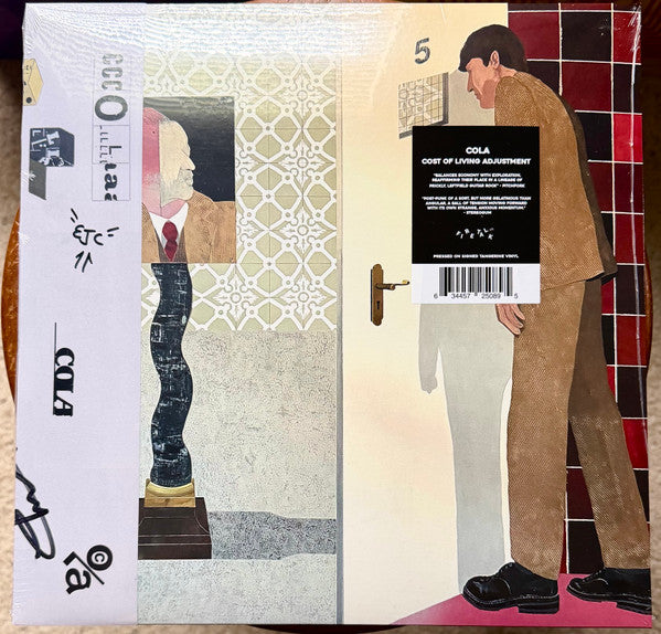 Cola - Cost of Living Adjustment - New LP Record 2026 Firetalk Orange Vinyl with Signed OBI - Indie Rock / Post Punk - Shuga Records