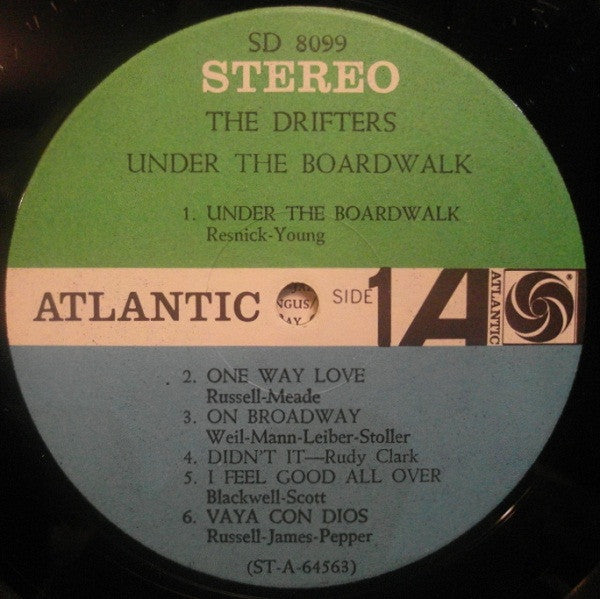 The Drifters ‎– Under The Boardwalk - VG+ LP Record 1964 Atlantic USA Stereo Original Vinyl - Soul - Shuga Records