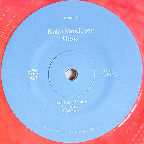 Kalia Vandever - Mana - New LP Record 2026 International Anthem Hibiscus Vinyl - Jazz / Ambient