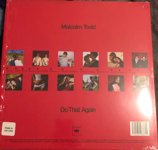 Malcolm Todd - Do That Again - New LP Record 2026 Columbia Urban Outfitters exclusive Burgundy Vinyl & Insert - Indie Pop