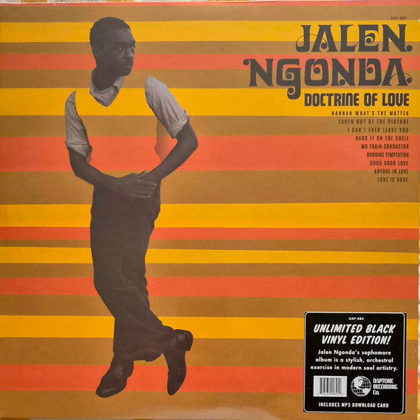 Jalen Ngonda - Doctrine Of Love - New LP Record 2026 Daptone USA Black Vinyl & Download - Soul / R&B - Shuga Records