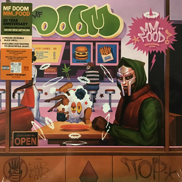 MF DOOM - MM..FOOD (2004) - New 2 LP Record 2026 Rhymesayers Entertainment Black Vinyl & Alternative Cover - Hip Hop / Jazzy Hip-Hop / Boom Bap