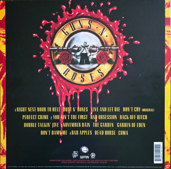 Guns N' Roses - Use Your Illusion I (1991) - New 2 LP Record 2012 Geffen USA Vinyl - Rock & Roll / Hard Rock - Shuga Records