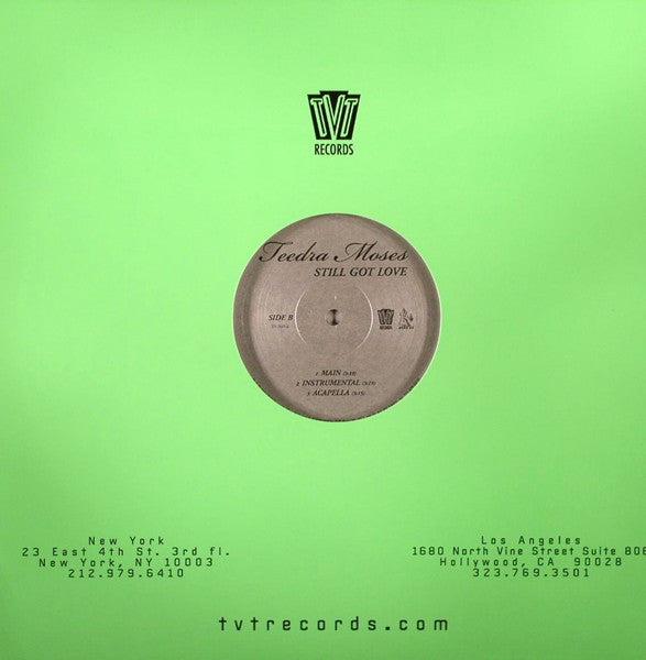 Teedra Moses - Be Your Girl - Mint- 12" Single Record 2004 TVT USA Promo Vinyl - R&B / Soul - Shuga Records