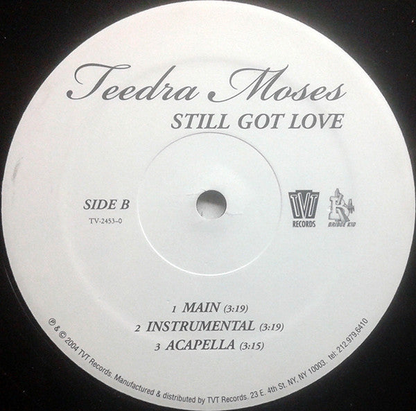 Teedra Moses - Be Your Girl - Mint- 12" Single Record 2004 TVT USA Promo Vinyl - R&B / Soul - Shuga Records