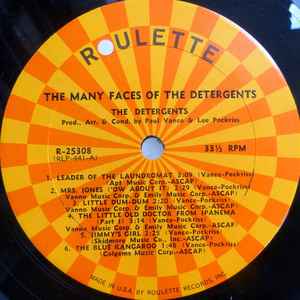 The Detergents - The Many Faces Of - VG+ LP Record 1965 Roulette USA Mono Original Vinyl - Pop Rock / Rock Parody - Shuga Records