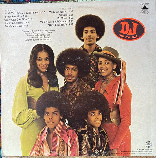 The Sylvers - The Sylvers - Mint- LP Record 1972 Pride USA White Label Promo Vinyl - Soul / Funk - Shuga Records